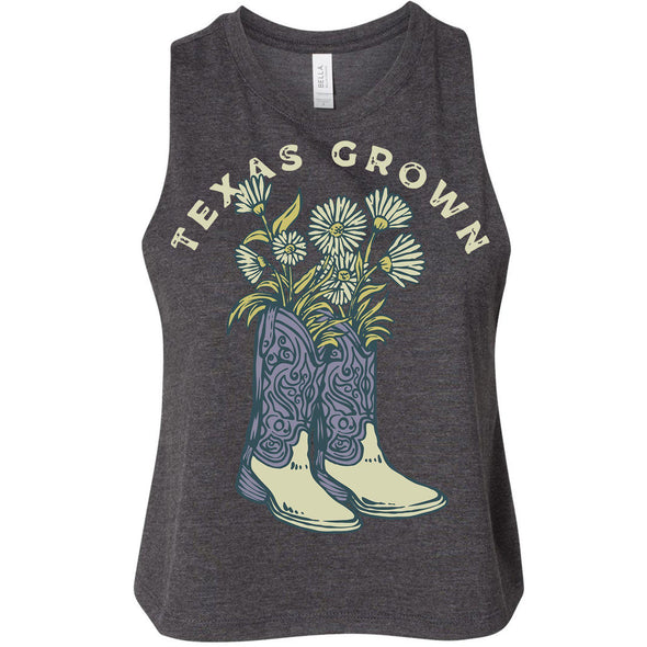 Texas Grown Cropped Tank-CA LIMITED